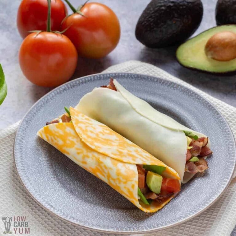 Low Carb Blt Cheese Roll